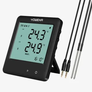 YDP-10E | Medidor de Temperatura con 2 Sondas Externas con Registro de Datos 5 ydp 10e b