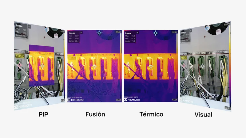 HIKMICRO B20S | Cámara Termográfica Compacta 256 × 192 px. 11 hikmicro b20s modos imagen