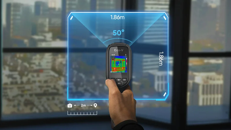 HIKMICRO Eco-V | Cámara Térmica IR 8 hikmicro ecov gran angular