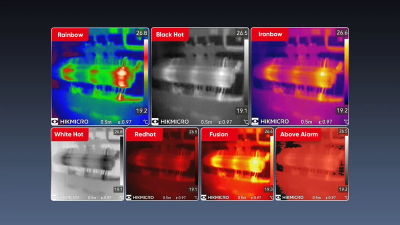 HIKMICRO Eco-V | Cámara Térmica IR 14 hikmicro ecov paleta