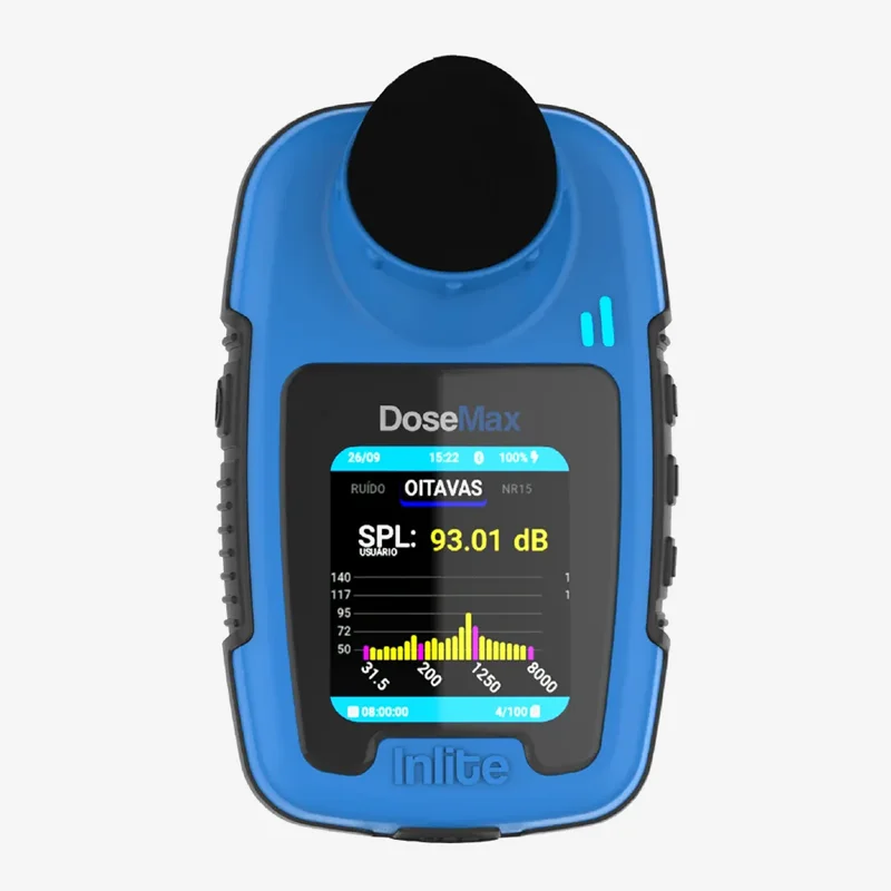 Inlite DoseMax v2 | Dosímetro de Ruido con Filtro de Banda de Octava 7 dosemax v2 05