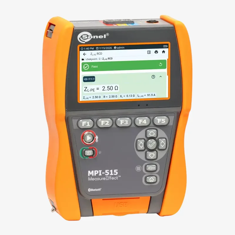 Sonel MPI-515 | Medidor Multifunción de Parámetros de Instalaciones Eléctricas 4 mpi 515 b