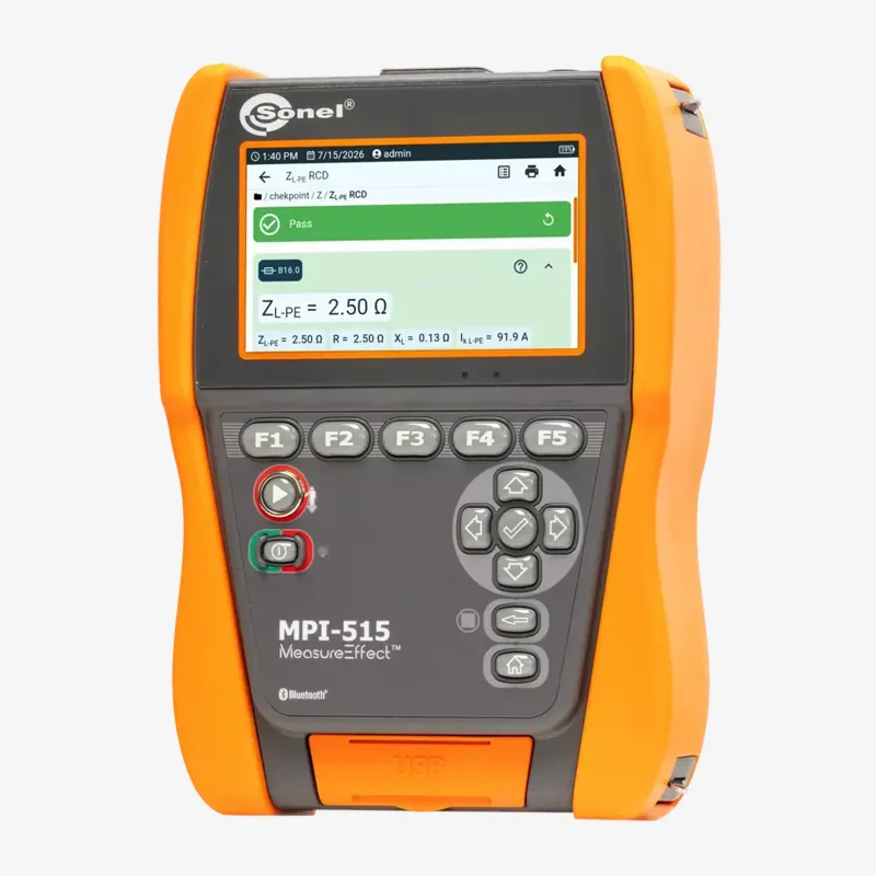 Sonel MPI-515 | Medidor Multifunción de Parámetros de Instalaciones Eléctricas 9 mpi 515 g