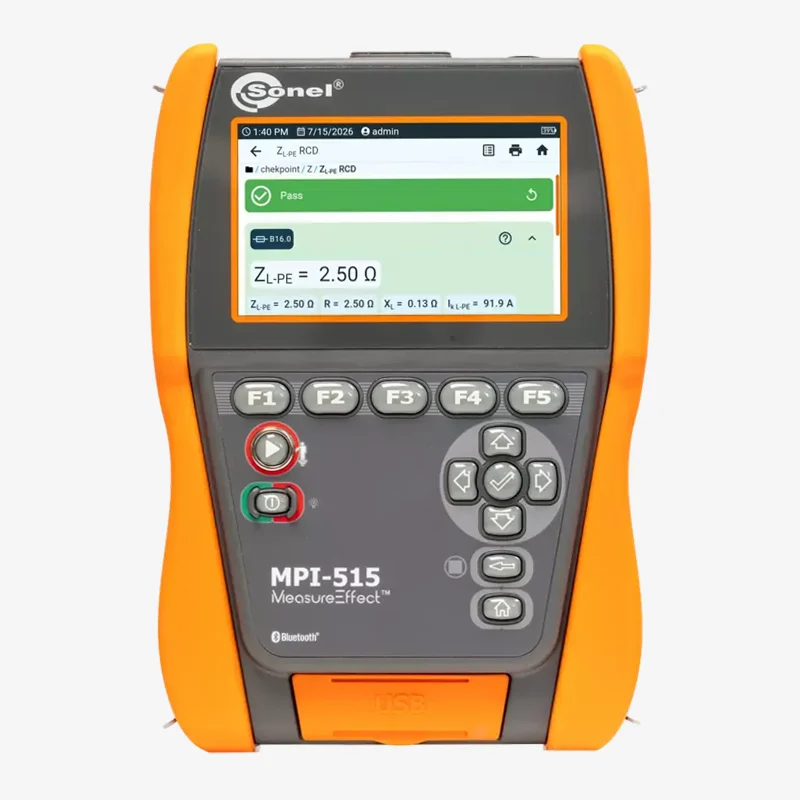 Sonel MPI-515 | Medidor Multifunción de Parámetros de Instalaciones Eléctricas 3 Sonel MPI-515